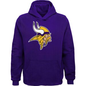 Lilafarbener Minnesota Vikings-Kapuzenpullover mit Teamlogo für Jugendliche