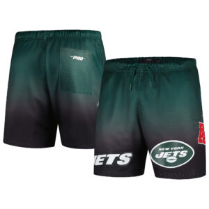 Pro Standard Schwarz/Grün New York Jets Ombre Mesh-Shorts für Herren