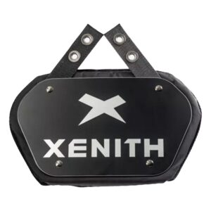 XENITH 6-Sided Football Back Plate – schwarz