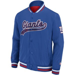 New York Giants NFL SATEEN College Jacke