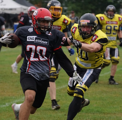 Chemnitz Crusaders siegen klar gegen Wernigerode Mountain Tigers