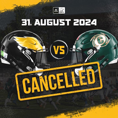 Berlin Adler - Kiel Baltic Hurricanes cancelled