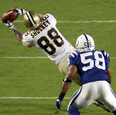 Jeremy Shockey (88) Super Bowl XLIV