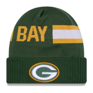 New Era NFL SIDELINE Tech Knit Mütze – Green Bay Packers