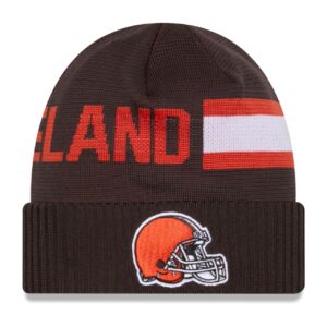 New Era NFL SIDELINE Tech Knit Mütze – Cleveland Browns