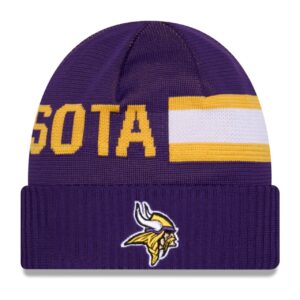 New Era NFL SIDELINE Tech Knit Mütze – Minnesota Vikings