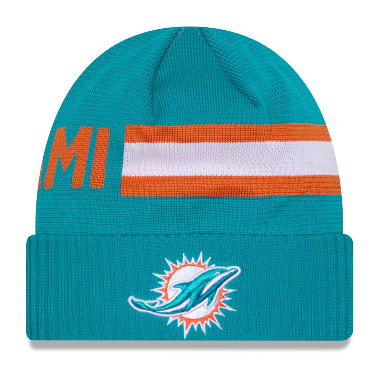 New Era NFL SIDELINE Tech Knit Mütze – Miami Dolphins