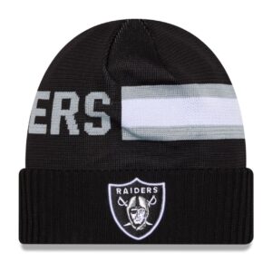 New Era NFL SIDELINE Tech Knit Mütze – Las Vegas Raiders