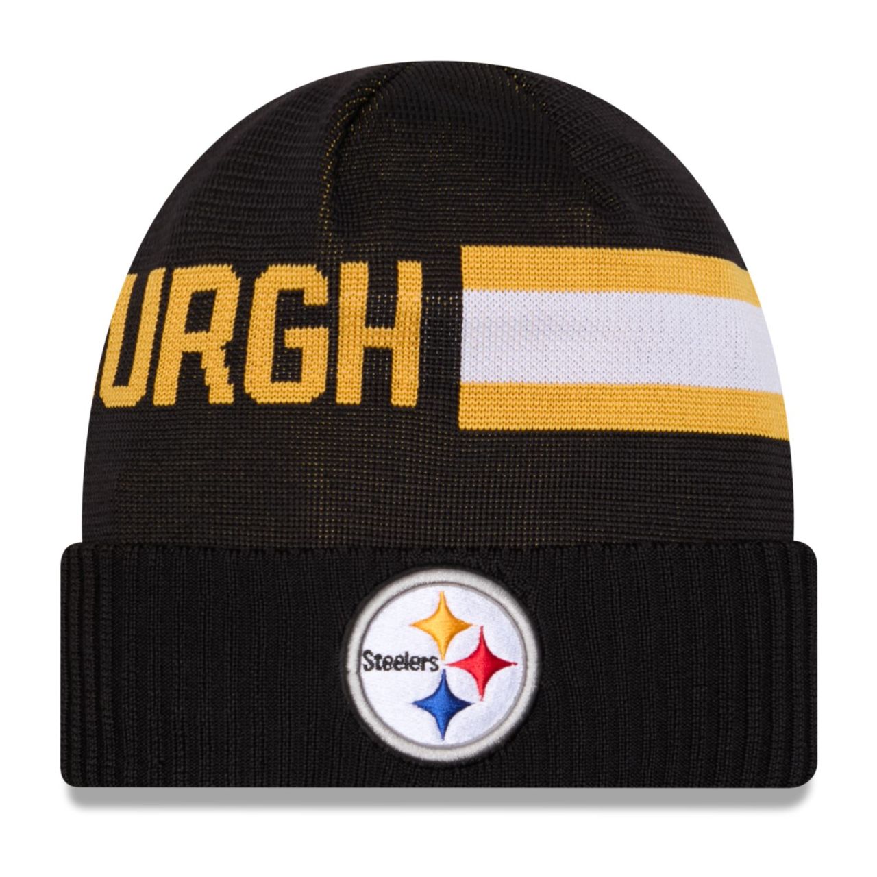 New Era NFL SIDELINE Tech Knit Mütze – Pittsburgh Steelers