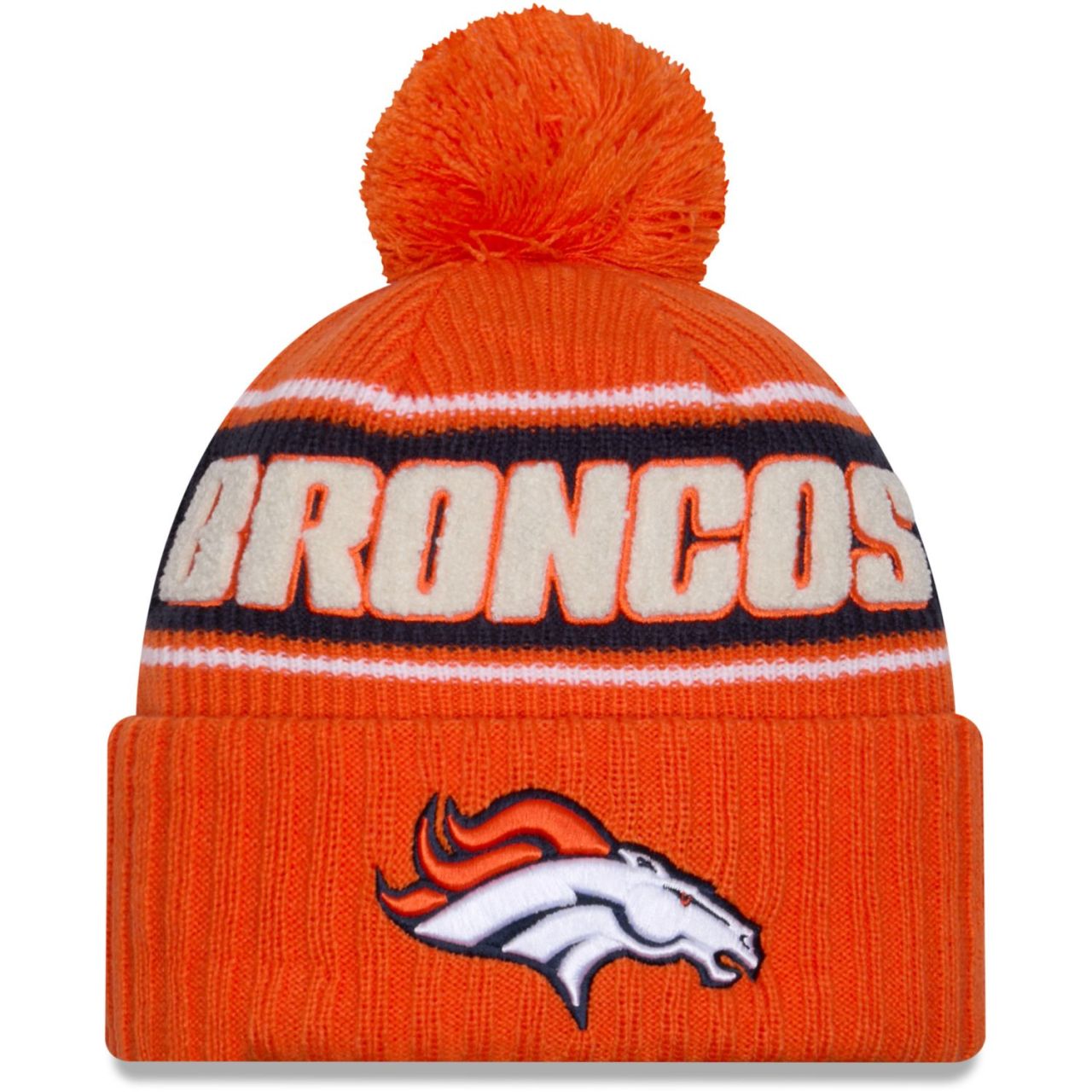 New Era NFL SIDELINE Winter Mütze Denver Broncos orange