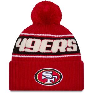 New Era NFL SIDELINE Winter Mütze San Francisco 49ers rot