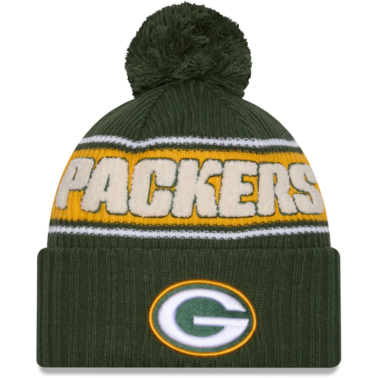 New Era NFL SIDELINE Winter Mütze Green Bay Packers grün