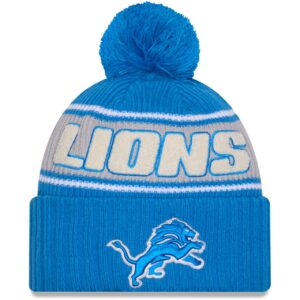 New Era NFL SIDELINE Winter Mütze Detroit Lions sky blue