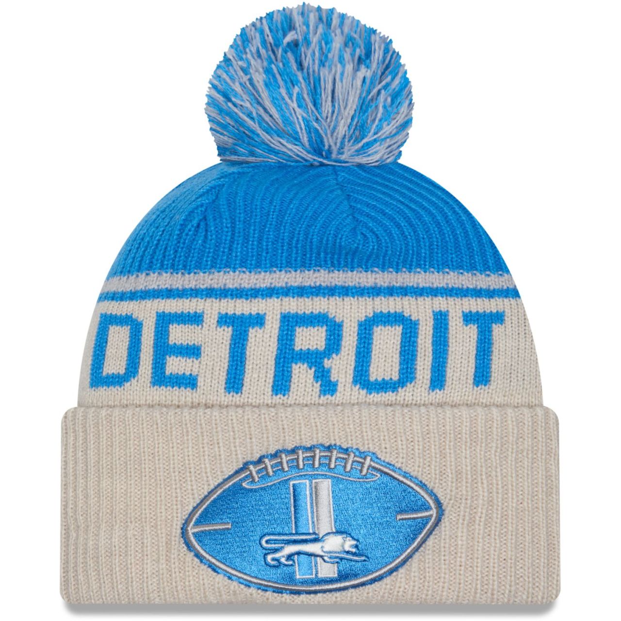 New Era NFL SIDELINE Winter Mütze Detroit Lions Retro