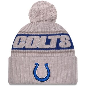 New Era NFL SIDELINE Winter Mütze Indianapolis Colts grau