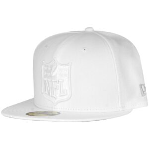 New Era 59Fifty Fitted Cap – NFL SHIELD Logo weiß