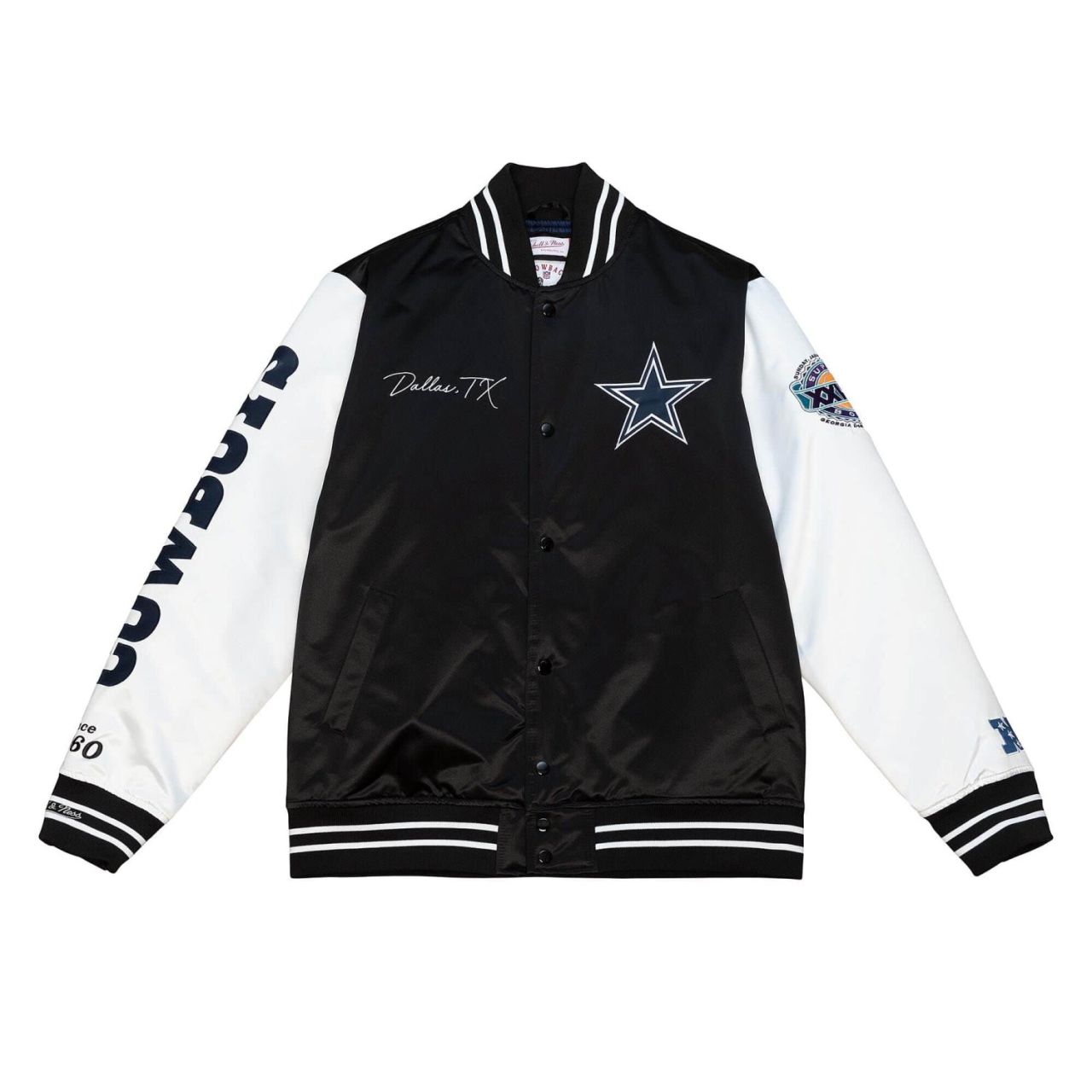 M&N Varsity Satin Jacke – NFL Dallas Cowboys