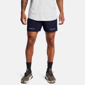 Project Rock Ultimate Trainingsshorts (13 cm) für Herren Midnight Blaue Marine / Mod Grau L