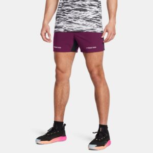 Project Rock Ultimate Trainingsshorts (13 cm) für Herren Violett Gemini / Weiß L