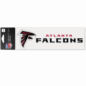 NFL Perfect Cut Aufkleber 8x25cm Atlanta Falcons