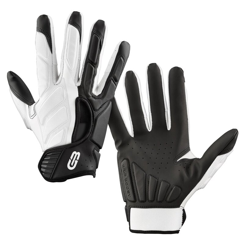 Grip Boost Big Lineman Football Handschuhe – schwarz-weiß Gr. 2XL