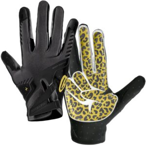 Grip Boost Peace Stealth 6.0 Football Gloves – black-gold Gr.M