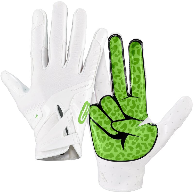 Grip Boost Peace Stealth 6.0 Football Gloves – lime Gr.2XL