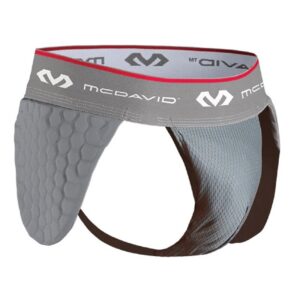 McDavid Hex Athletic Mesh Supporter mit Hüftpads – grau Gr. XL