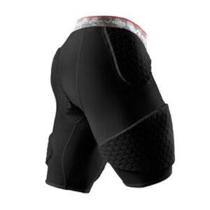 McDavid Hex Protection 5 Pad Short mit konturiertem Wrap-Around-Oberschenkel (7991) – schwarz Gr. 2XL