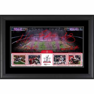 New England Patriots gerahmtes 10″ x 18″ Super Bowl LI Champions Pano