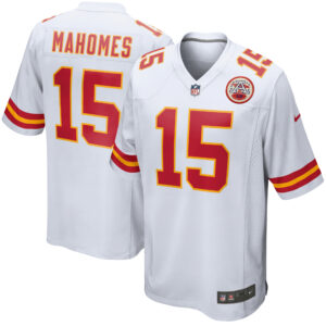 Weißes Nike Patrick Mahomes Spieltrikot der Kansas City Chiefs für Jugendliche