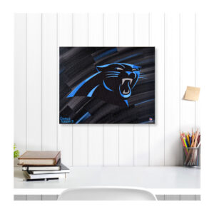 Carolina Panthers Giclée-Druck auf verschönerter Leinwand, 40,6 x 50,8 cm, Kunst von Charlie Turano III