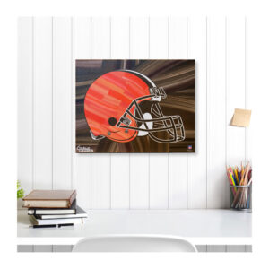 Cleveland Browns Giclée-Druck auf verschönerter Leinwand, 40,6 x 50,8 cm, von Charlie Turano III