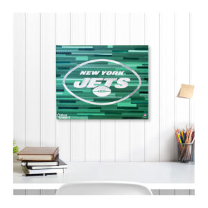 New York Jets, Giclée-Druck auf verschönerter Leinwand, 40,6 x 50,8 cm, Kunst von Charlie Turano III