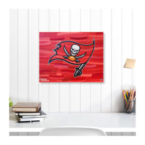 Tampa Bay Buccaneers Giclée-Druck auf verschönerter Leinwand, 40,6 x 50,8 cm, Kunst von Charlie Turano III