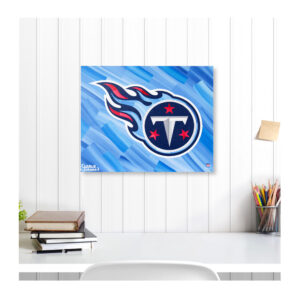 Tennessee Titans Giclée-Druck auf Leinwand, 40,6 x 50,8 cm, verziert, Kunst von Charlie Turano III