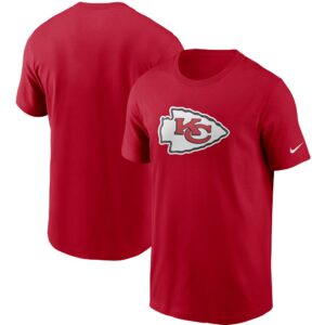 Rotes Nike Kansas City Chiefs-T-Shirt mit Hauptlogo für Herren