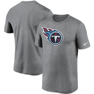 Tennessee Titans Logo Essential Legend Performance T-Shirt in meliertem Anthrazit für Herren von Nike