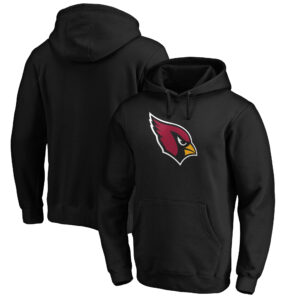 Arizona Cardinals Fanatics – Taillierter Hoodie mit Primärlogo für Herren, Schwarz