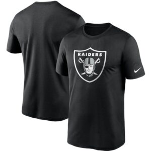 Nike Essential Legend Performance-T-Shirt mit Las Vegas Raiders-Logo für Herren, schwarz