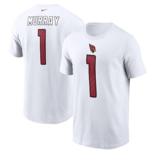 Nike Kyler Murray Arizona Cardinals T-Shirt mit Name und Nummer für Herren, Weiß