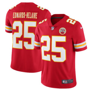 Rotes Nike Clyde Edwards-Helaire Kansas City Chiefs Vapor Limited-Trikot für Herren