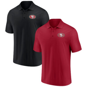 San Francisco 49ers Fanatics – Scharlachrotes/Schwarzes Heim- und Auswärts-Polo-Set, 2er-Pack für Herren