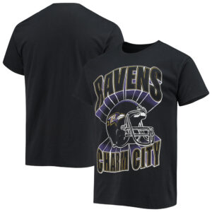 Baltimore Ravens T-Shirt für Herren, Junk Food, Schwarz