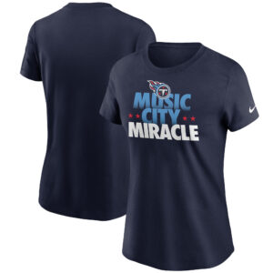 Tennessee Titans Hometown Collection Nike-T-Shirt für Damen, Marineblau