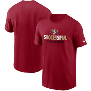 Nike Scarlet San Francisco 49ers Erfolgs-T-Shirt aus der Hometown-Kollektion für Herren