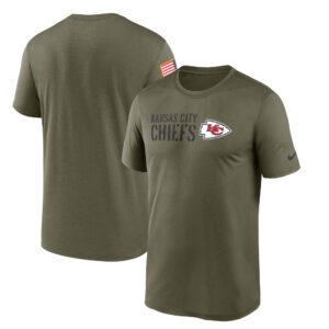 Nike Kansas City Chiefs Salute to Service Legend Team-T-Shirt für Herren in Olivgrün