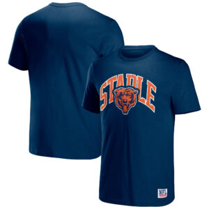 NFL x Staple Chicago Bears Logo Lockup-T-Shirt für Herren, Marineblau