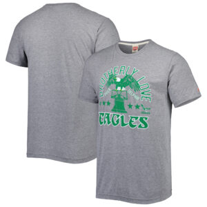 Philadelphia Eagles Hyper Local Tri-Blend T-Shirt für Herren, Grau