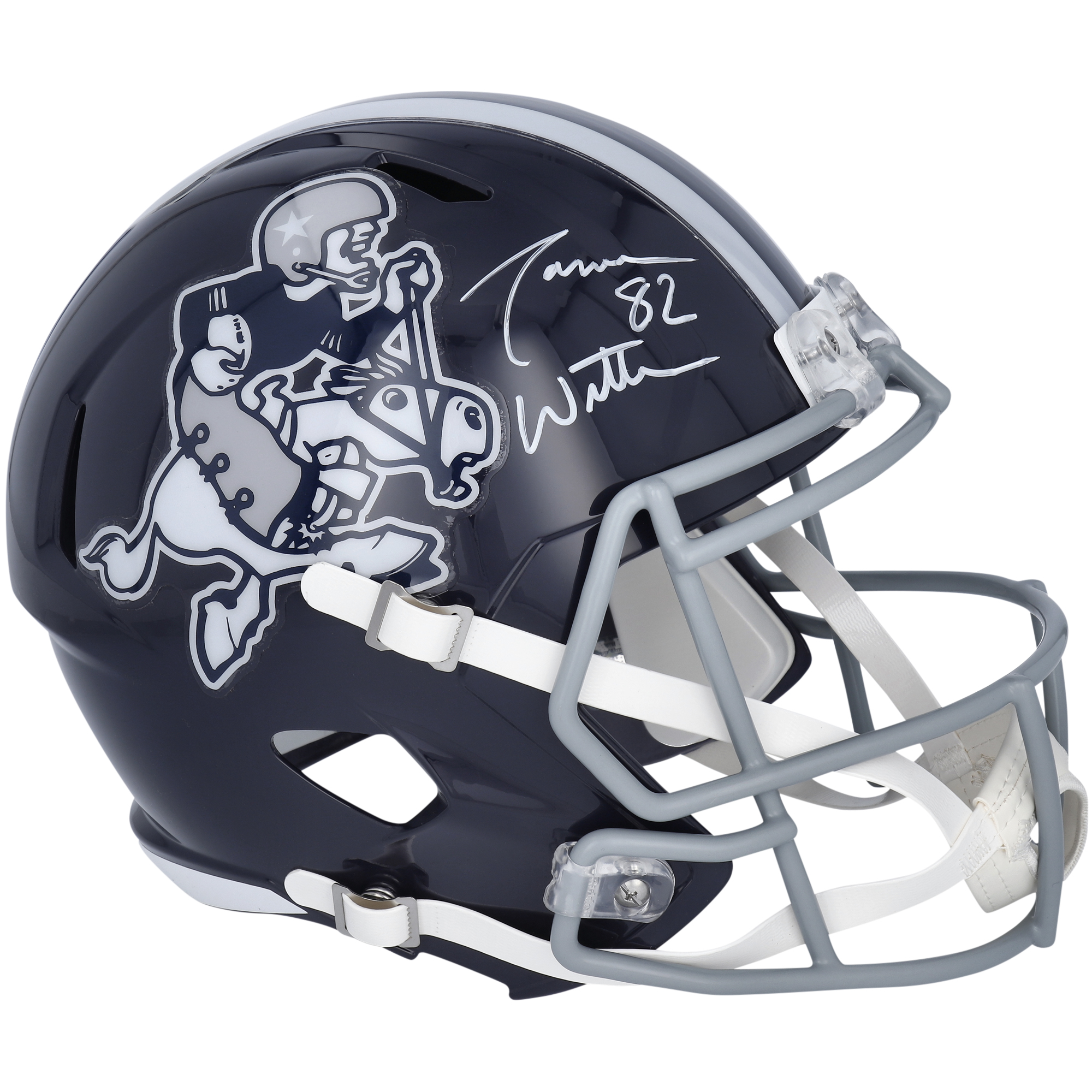 Jason Witten Dallas Cowboys signierter Riddell Cowboy Joe Speed ​​Replika-Helm